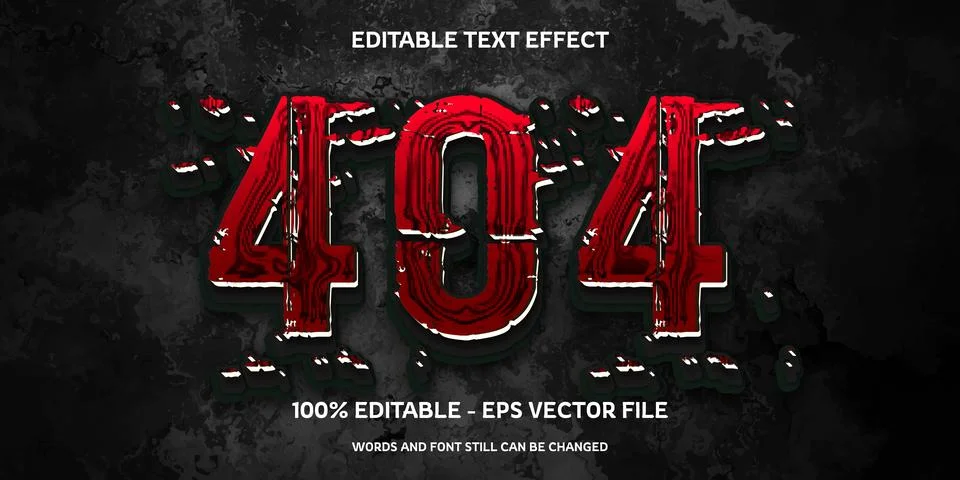 Editable text effect with natural stone background Stock Illustration