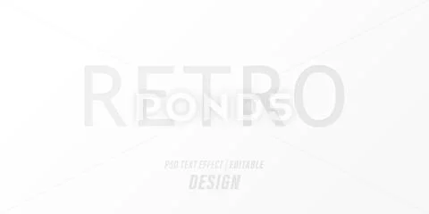 Editable Text effect PSD template with 3d papercut effects and vintage pastel co PSD-Vorlage