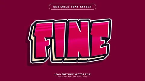 Editable text effect retro cartoon comic template Illustrazione stock