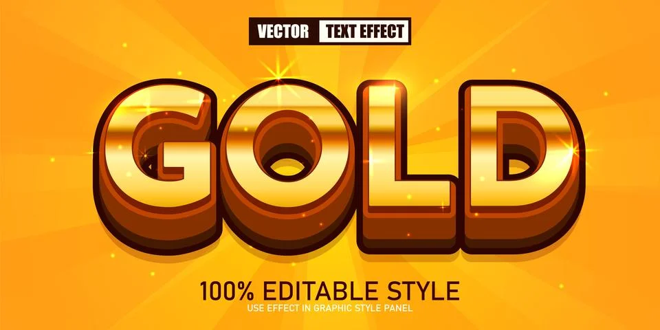 Editable text effect. Retro style. Stock Illustration