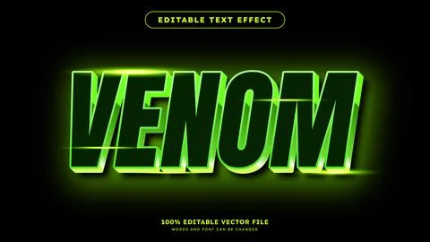 Editable Text Effect Shiny Green Text Style Effect Editable Vector File 스톡 일러스트