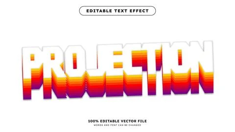 Editable text effect vector with layered shadows and retro style for cafe s.. Stock Illustration