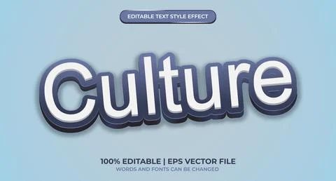 Editable text style effect. Editable font style. Vector Illustration Stock Illustration