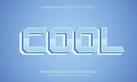Editable text style effect. Editable font style. Vector Illustration Stock Illustration