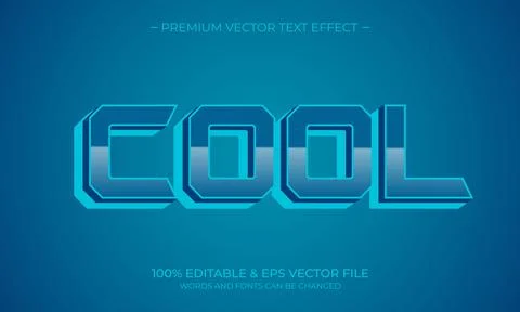 Editable text style effect. Editable font style. Vector Illustration Stock Illustration