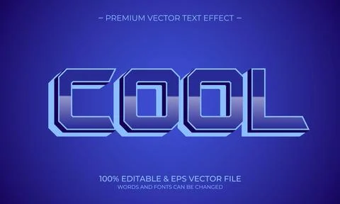 Editable text style effect. Editable font style. Vector Illustration Illustrazione stock