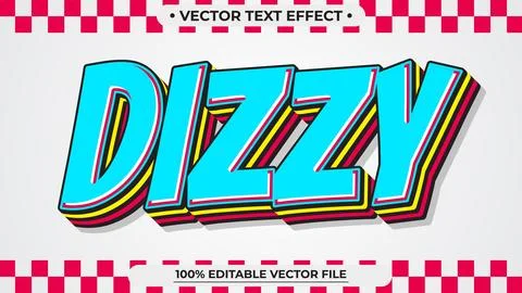 Editable text style effect retro old school cartoon text in groovy style them 스톡 일러스트