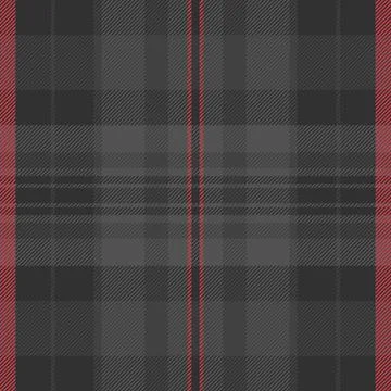 Editable vector check textile, adorable fabric seamless texture. Realistic .. Illustrazione stock