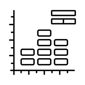 Editable vector design of a trendy glyph sticker for budget cuts Illustrazione stock