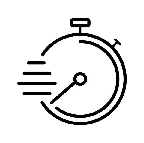 Editable vector graphics. Time and clock icons set. Stock Illustration