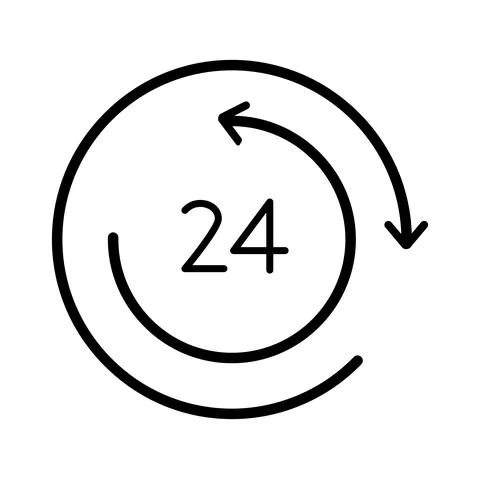 Editable vector graphics. Time and clock icons set. Stock Illustration