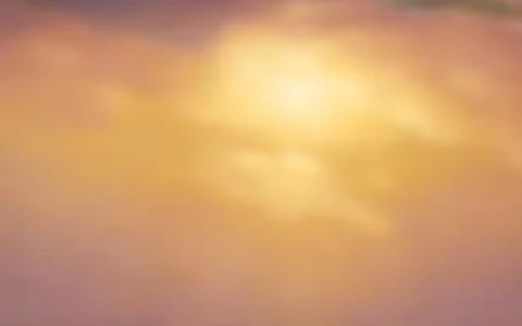 Editable vector illustration of high misty clouds in a blue and orange sky made Stock Illustration