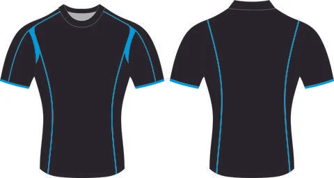 Editable Vector T-Shirt Designs Mockup Apparel Template Stock Illustration