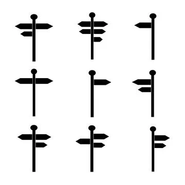 Editable walking stick vector illustration Illustrazione stock
