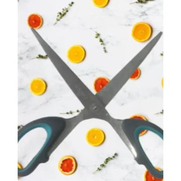 Edited scissor image with background removed application Stock Photos