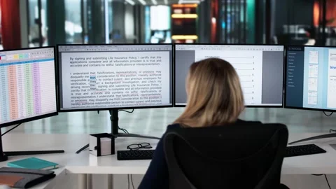 Editing And Proofreading Document Text Stock Footage 307629569