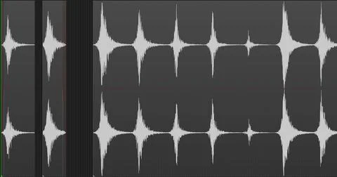 Editing Audio In Digital Audio Workstation, DAW Stock Photos