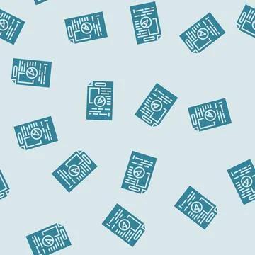 Editing content technical writer glyph seamless pattern 스톡 일러스트