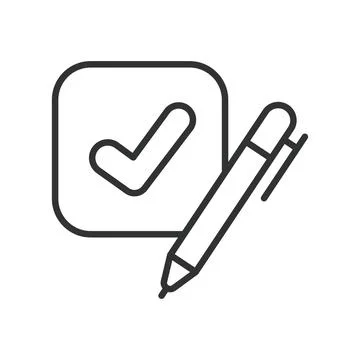 Editing, icon in line design. Editing, content, text, revision, document, pencil Stock Illustration