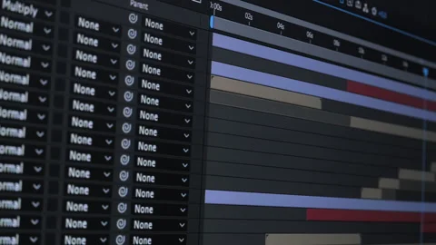 Editing process in video production for commercials and music videos Stock Footage 308636692
