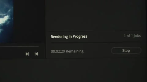 Editing program in computer display with color correction and color circles Stock Footage 323781980