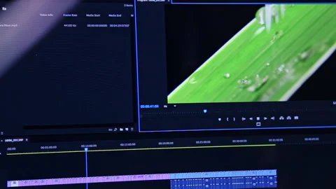 Editing in program of footage of droplets falling on plant 動画素材 230036012