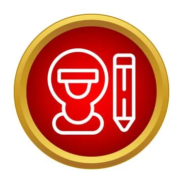 Editing user ninja identity avatar creative icon Stock Illustration