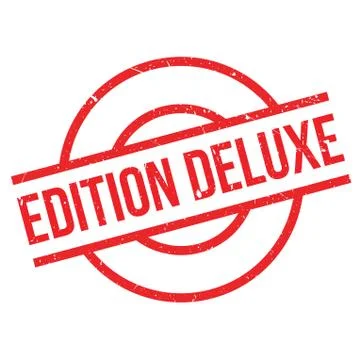 Edition Deluxe rubber stamp Stock Illustration