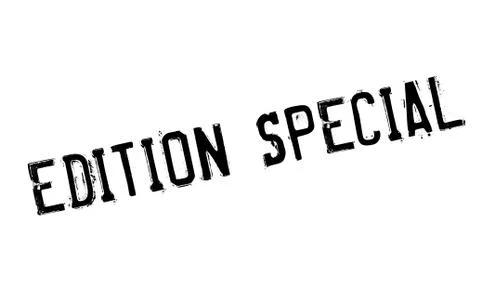 Edition Special rubber stamp Illustrazione stock