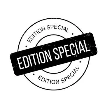 Edition Special rubber stamp イラスト素材