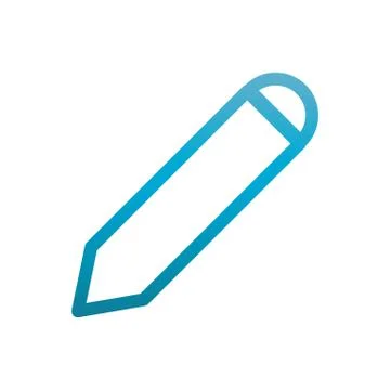 Edition user interface blue gradient Stock Illustration