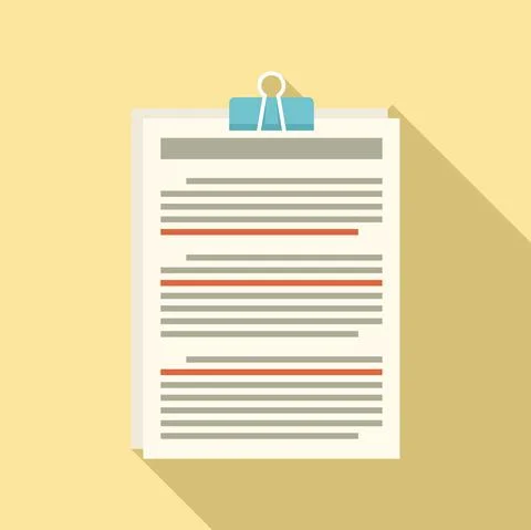 Editor create icon, flat style Stock Illustration
