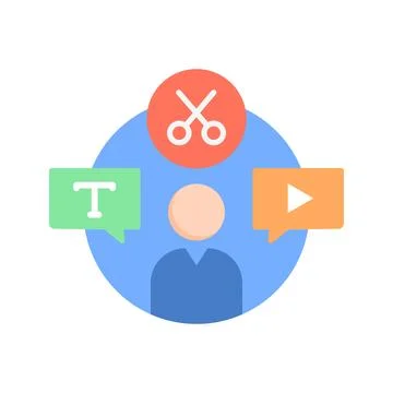 Editor icon vector image. Stock Illustration