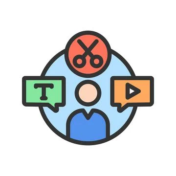 Editor icon vector image. Stock Illustration