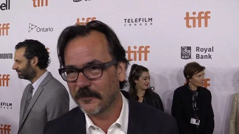 Editor Joe Walker talks about editing the movie Window at 43rd TIFF - 2018 Video stock 100168177