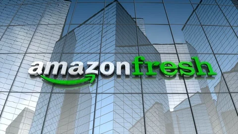 Editorial, Amazon Fresh building	 Видео 86645450