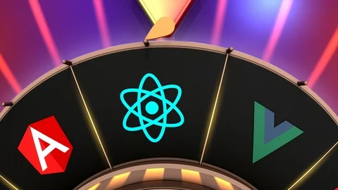 Editorial Angular React Vue JavaScript	 Stock Footage 101571605