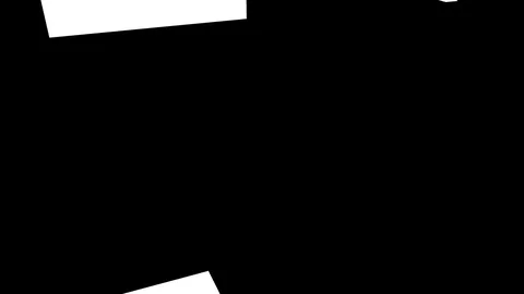 Editorial Animation: 3D intro Facebook logo cube Stock Footage 80252191