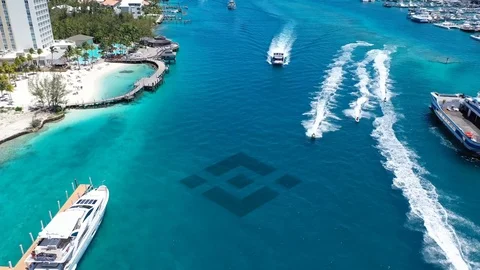 Editorial Animation binance coin Crypto Currency Stock Footage 113218685