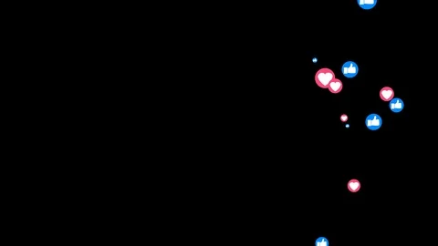 Editorial Animation: Facebook live mobile interface screen animation. with alpha Stock Footage 106293068