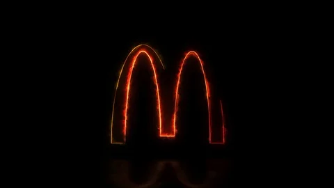 Editorial Animation McDonalds Stock Footage 109178022