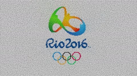Editorial Animation: Rio 2016 Summer Olympics Logo Reveal Stock Footage 67477721