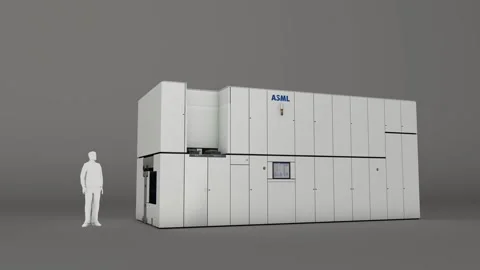 Editorial ASML EUV machine, artist concept rendering. Stock Footage 215754769