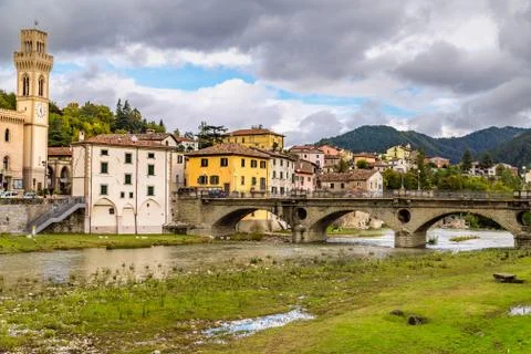 EDITORIAL BIDENTE RIVER IN SANTA SOFIA Stock Photos