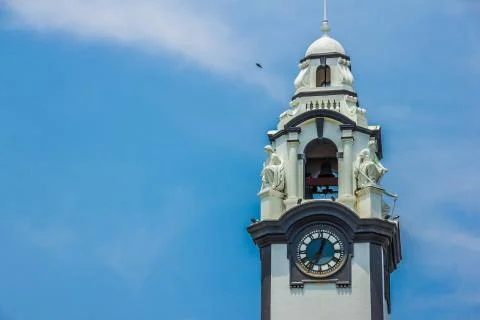 Editorial, Birch Memorial Clock Tower of Ipoh Close up Stock Photos