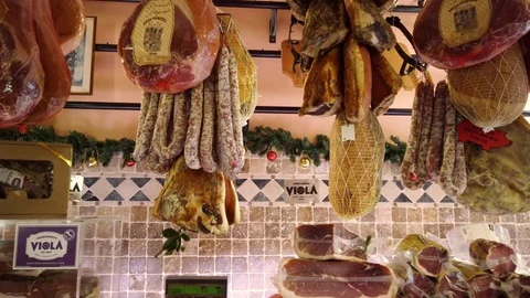 Editorial, butcher shop Stock Footage 101388790