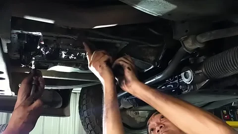 Editorial : Car garage Stock Footage 156012611