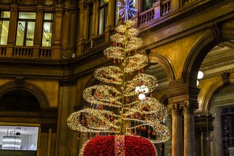 EDITORIAL Christmas lights Foto stock