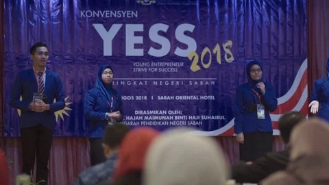 Editorial : Convention speaker Stock Footage 104017147