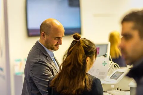 EDITORIAL Cosmofarma Foto stock